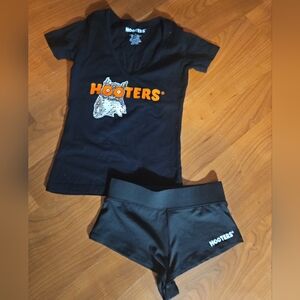 Sale Hooters XS Short Set With New Style Cheeky  Shorts